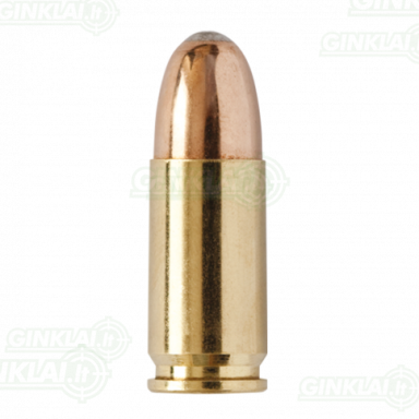 9mm Luger 9x19 FMJ 124grs 8,0g 250 vnt. 9mm Luger 9x19 FMJ 124grs 8,0g 250 vnt.