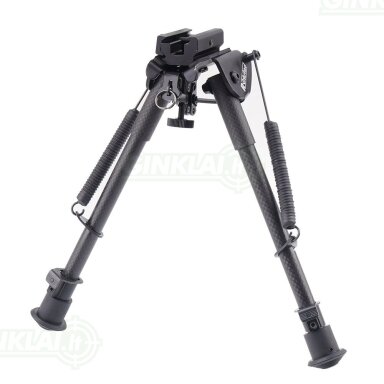 Šaudymo kojelės Rokstad Carbon Fiber Spring Bipod Non Swivel 230-345 mm Harris / Picatinny RSCFP-09