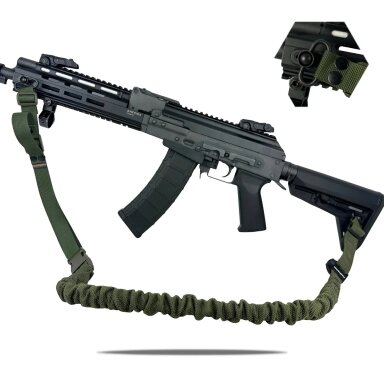 Šautuvo diržas RAGNAROK FORSETI Gen.II Two Point Bungee Sling OD Green, QD
