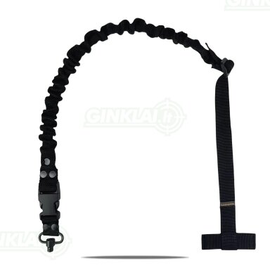Šautuvo diržas RAGNAROK THOR Single-Point Shoulder Sling with Plate Carrier Attachment Black, QD