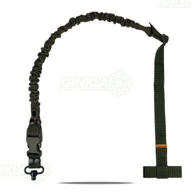 Šautuvo diržas RAGNAROK THOR Single-Point Shoulder Sling with Plate Carrier Attachment OD Green, QD
