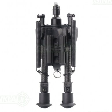 Šaudymo kojelės Rokstad Carbon Fiber Spring Bipod Swivel 155-230 mm Harris / Picatinny RSCFS-06 2 Šaudymo kojelės Rokstad Carbon Fiber Spring Bipod Swivel 155-230 mm Harris / Picatinny RSCFS-06 2