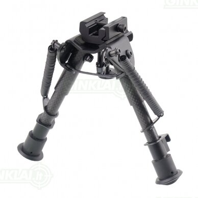 Šaudymo kojelės Rokstad Carbon Fiber Spring Bipod Non Swivel 155-230 mm Harris / Picatinny RSCFP-06 1 Šaudymo kojelės Rokstad Carbon Fiber Spring Bipod Non Swivel 155-230 mm Harris / Picatinny RSCFP-06 1