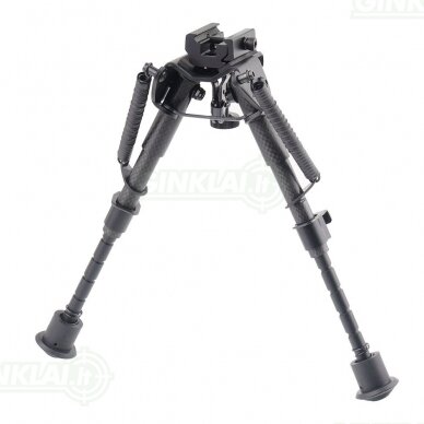 Šaudymo kojelės Rokstad Carbon Fiber Spring Bipod Non Swivel 155-230 mm Harris / Picatinny RSCFP-06 2 Šaudymo kojelės Rokstad Carbon Fiber Spring Bipod Non Swivel 155-230 mm Harris / Picatinny RSCFP-06 2