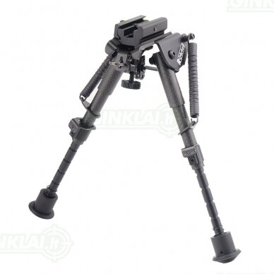 Šaudymo kojelės Rokstad Carbon Fiber Spring Bipod Non Swivel 155-230 mm Harris / Picatinny RSCFP-06 3