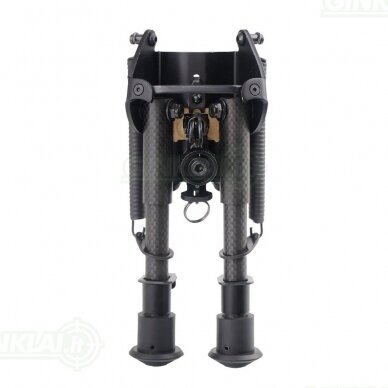 Šaudymo kojelės Rokstad Carbon Fiber Spring Bipod Non Swivel 155-230 mm Harris / Picatinny RSCFP-06 4
