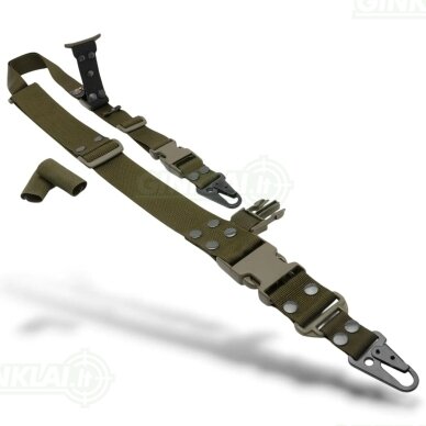 Šautuvo diržas RAGNAROK ODIN Gen.II Single-Two Point Weapon Sling OD Green, HK Snap Hook Šautuvo diržas RAGNAROK ODIN Gen.II Single-Two Point Weapon Sling OD Green, HK Snap Hook