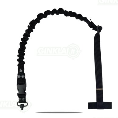 Šautuvo diržas RAGNAROK THOR Single-Point Shoulder Sling with Plate Carrier Attachment Black, QD Šautuvo diržas RAGNAROK THOR Single-Point Shoulder Sling with Plate Carrier Attachment Black, QD