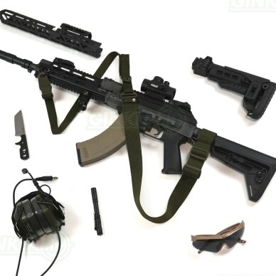 Šautuvo diržas RAGNAROK TYR Gen.II Convertible Single-Two Point Sling With Additional Attachment OD Green, HK Snap Hook Šautuvo diržas RAGNAROK TYR Gen.II Convertible Single-Two Point Sling With Additional Attachment OD Green, HK Snap Hook