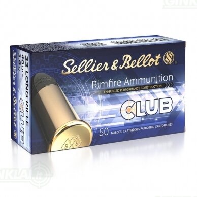 Sellier&Bellot 22LR Club 2,56 g, 50 vnt.
