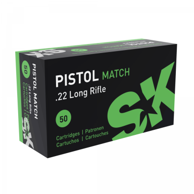 SK 22LR Pistol Match 2,59 g, 50 vnt.