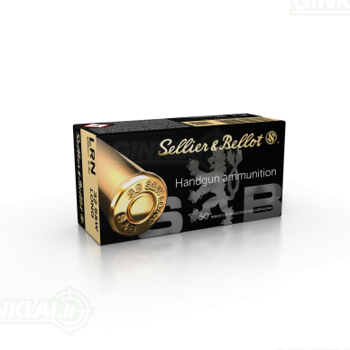 Šoviniai revolveriui Sellier&Bellot 32 S&W Long LFN 6.5g 50 vnt. Šoviniai revolveriui Sellier&Bellot 32 S&W Long LFN 6.5g 50 vnt.