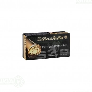 Šoviniai revolveriui Sellier&Bellot .38 Special FMJ 10,25g 50 vnt. Šoviniai revolveriui Sellier&Bellot .38 Special FMJ 10,25g 50 vnt.