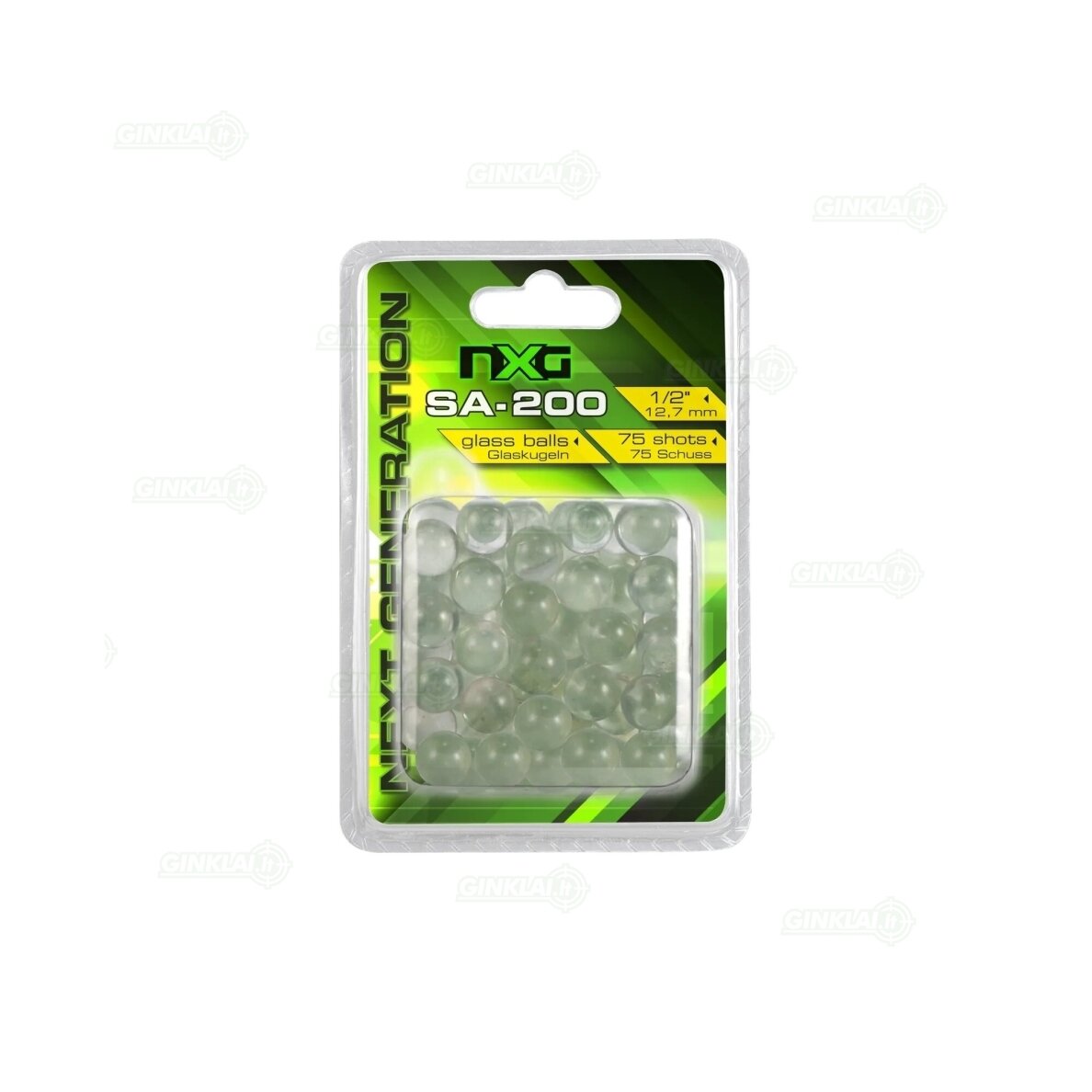 Šratai laidynėms NXG SA-200 Glass 12,5 mm 75vnt. Šratai laidynėms NXG SA-200 Glass 12,5 mm 75vnt.