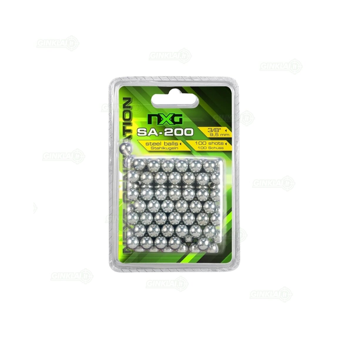 Šratai laidynėms NXG SA-200 Steel 9,5 mm 100vnt. Šratai laidynėms NXG SA-200 Steel 9,5 mm 100vnt.