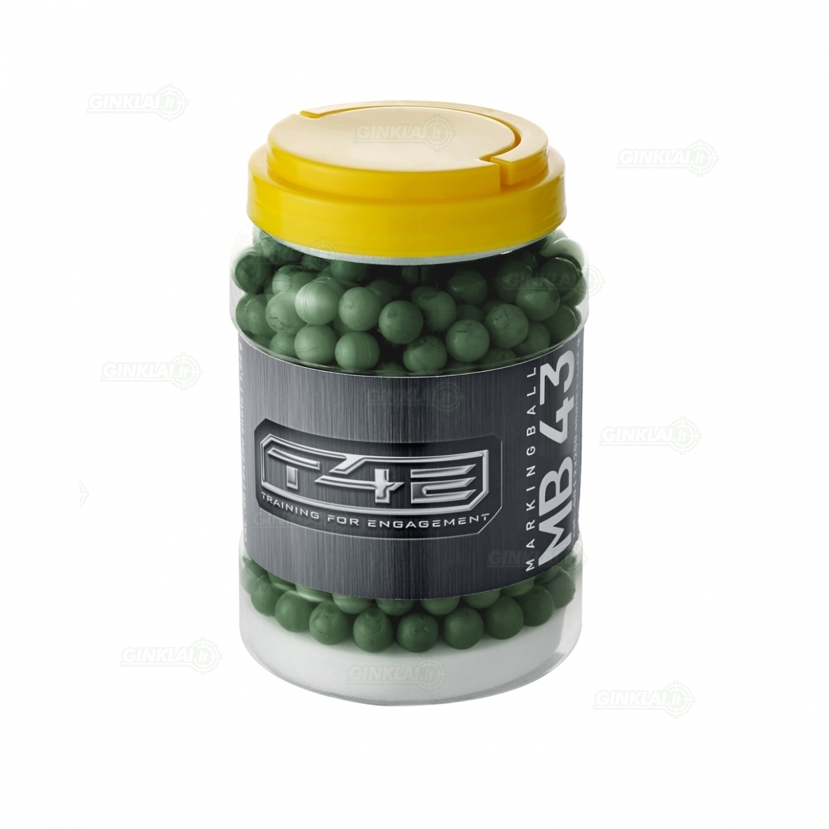 Šratai su dažais Marking Balls T4E MB .43 kal. 250 vnt. Šratai su dažais Marking Balls T4E MB .43 kal. 250 vnt.
