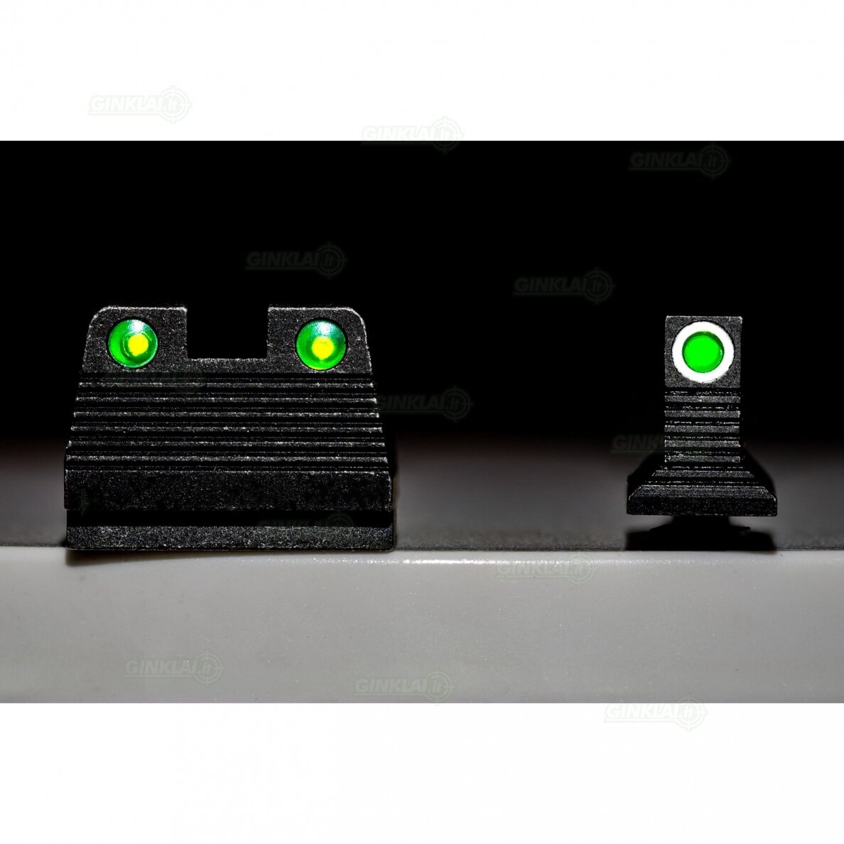 Taikikliai naktiniai HIVIZ Co-Witness Tritium Sight Set for Glock MOS 1 Taikikliai naktiniai HIVIZ Co-Witness Tritium Sight Set for Glock MOS 1