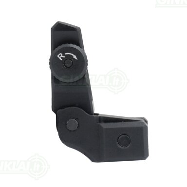 Taikiklis UTG Spring-loaded AR15 Super Slim Flip-Up Rear Sights Picatinny Black MNT-955 Taikiklis UTG Spring-loaded AR15 Super Slim Flip-Up Rear Sights Picatinny Black MNT-955