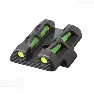 Taikiklis Glock Slimline HIVIZ LiteWave Rear Sight Taikiklis Glock Slimline HIVIZ LiteWave Rear Sight