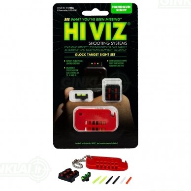 Taikikliai Glock HIVIZ Target Sight Set 3