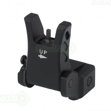 Kryptukas UTG Spring-loaded AR15 Super Slim Flip-Up Front Sight Picatinny Black MNT-755 Kryptukas UTG Spring-loaded AR15 Super Slim Flip-Up Front Sight Picatinny Black MNT-755
