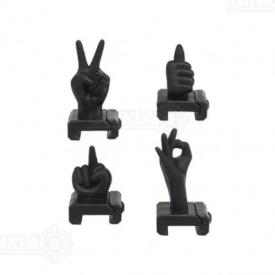 Taikiklių rinkinys Nuprol Hand Signal Black Taikiklių rinkinys Nuprol Hand Signal Black