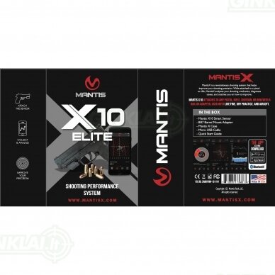 Treniruočių sistema Mantis X10 Elite 2 Treniruočių sistema Mantis X10 Elite 2