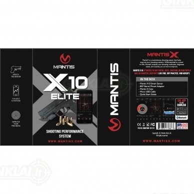Treniruočių sistema Mantis X10 Elite 2