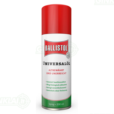 Universalus tepalas Ballistol 200ml purškiamas Universalus tepalas Ballistol 200ml purškiamas