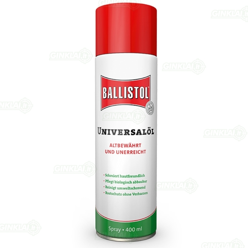 Universalus tepalas Ballistol 400ml purškiamas Universalus tepalas Ballistol 400ml purškiamas