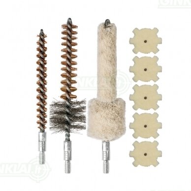 Valymo šepetėliai Real Avid AR-15 Brush Combo AVAR15BC Valymo šepetėliai Real Avid AR-15 Brush Combo AVAR15BC