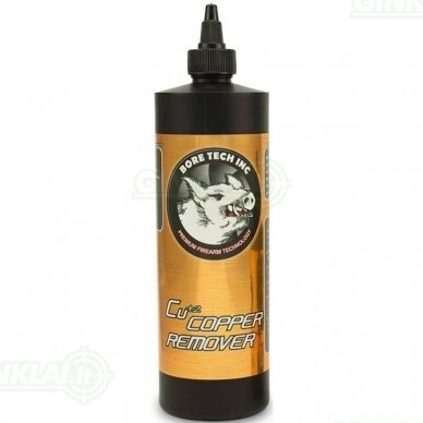 Vamzdžio valiklis Bore Tech Cu+2 Copper Remover 473ml Vamzdžio valiklis Bore Tech Cu+2 Copper Remover 473ml