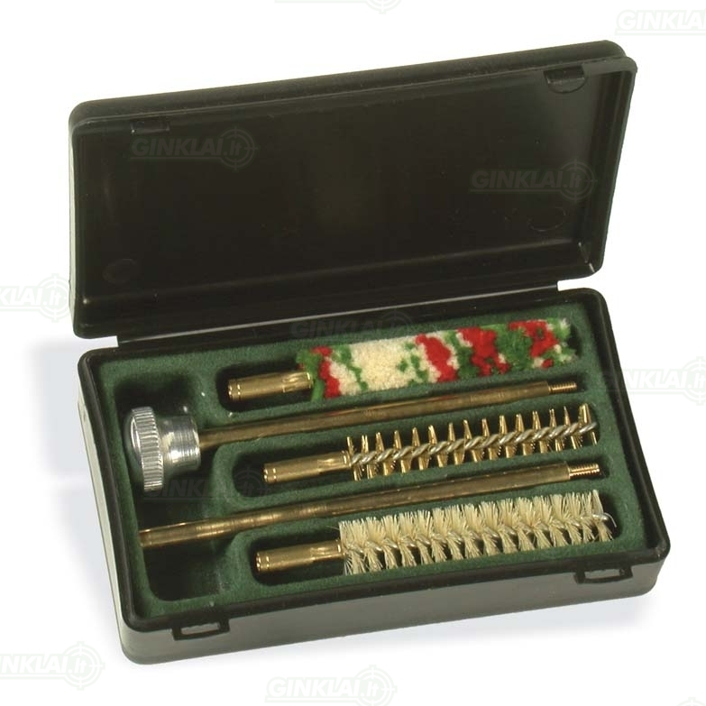 Valymo rinkinys 5,6 mm 22 LR dėžutėje pistoletui Valymo rinkinys 5,6 mm 22 LR dėžutėje pistoletui