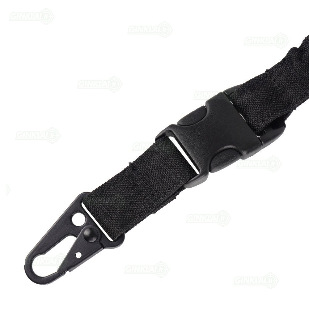 Vieno taško diržas MFH Bungee Sling Nylon Black 30757A 1 Vieno taško diržas MFH Bungee Sling Nylon Black 30757A 1