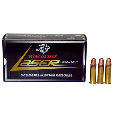 Winchester 22LR Laser HP 2,43 g, 50vnt.