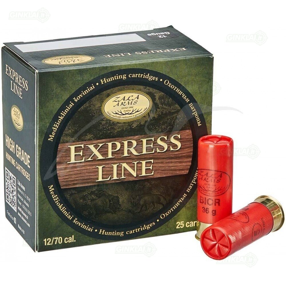 Zala Arms 12 kal. 4,50 mm EXPRESS 25 vnt. Zala Arms 12 kal. 4,50 mm EXPRESS 25 vnt.