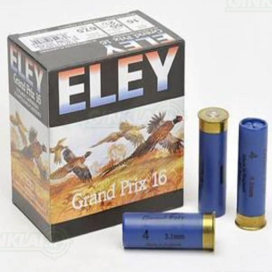 Eley Grand Prix 16 kal. 4,1mm 32g 25 vnt. Eley Grand Prix 16 kal. 4,1mm 32g 25 vnt.