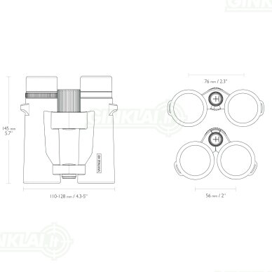 Žiūronai Hawke Vantage HD 8x42 Green, 34214 2